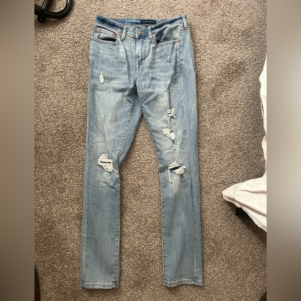 Aeropostale Distressed Light Blue Men's Jeans